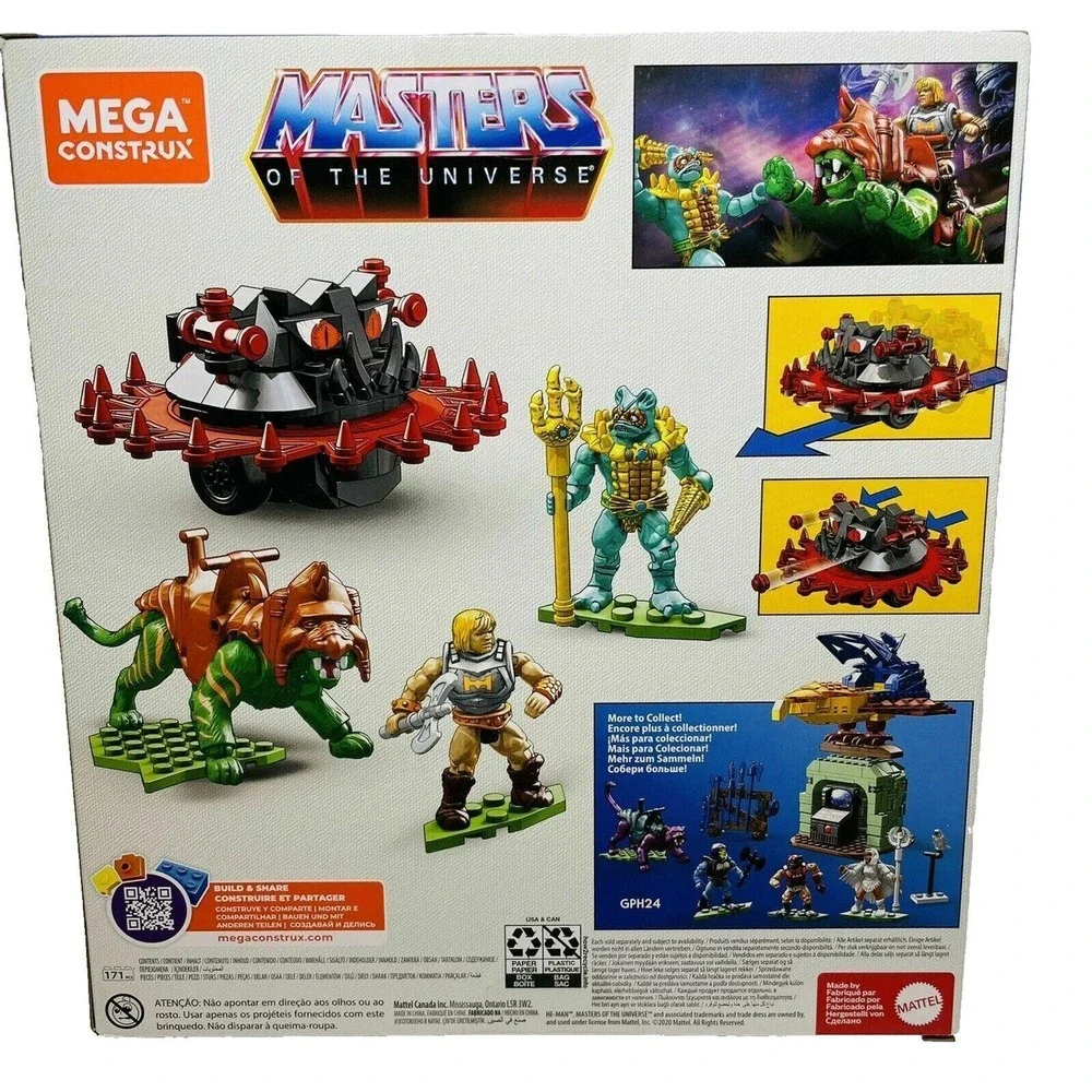 Mega Construx Masters of the‎ Universe Battle Cat vs Roton GPH23 171 Pcs New